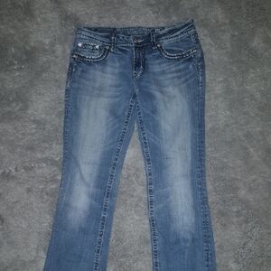 Miss Me Women's Boot Cut Blue Jeans